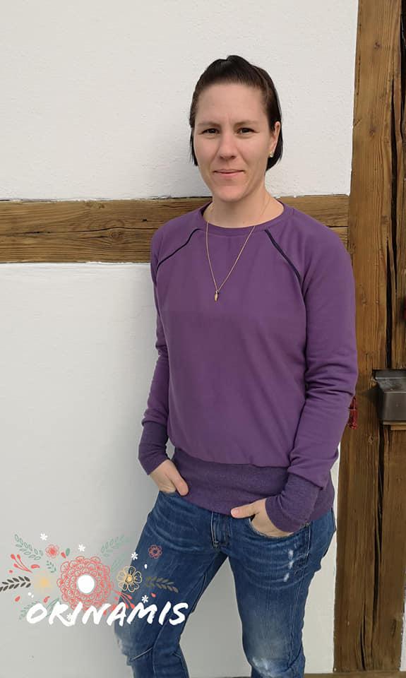 Venticinquesima Raglanpullover Donna Papierschnittmuster Grösse XS-XL by Stoffherz - 32