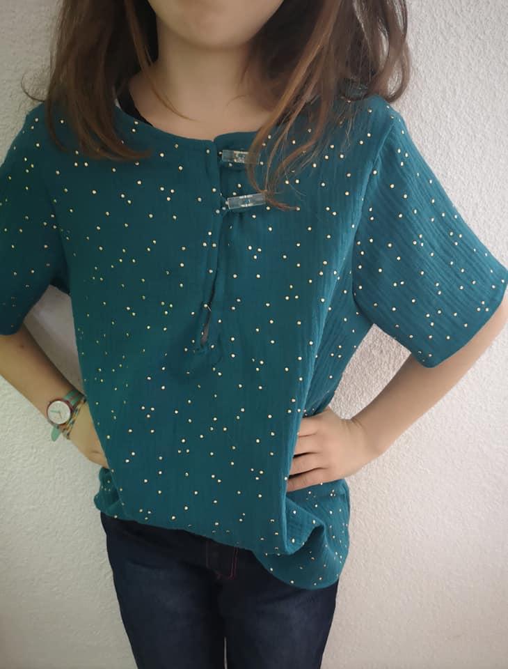 Ventinovesimo Blusen-Shirt-Bambini Papierschnittmuster by Stoffherz Grösse 80-176 - 18