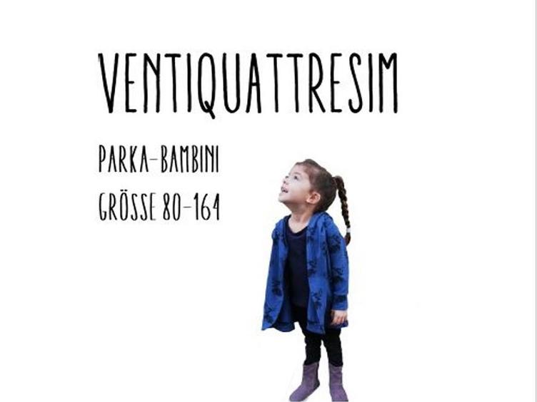 Ventiquattresimo Parka Bambini Papierschnittmuster Grösse 80-164 by Stoffherz