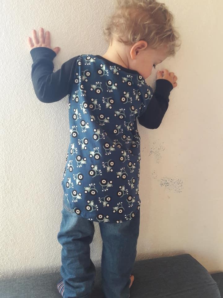 Ventisettesimo Longshirt Bambini Papierschnittmuster by Stoffherz Grössen 80-176 - 7