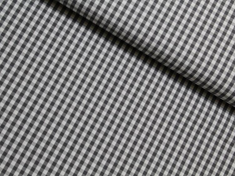 Vichy karo schwarz weiss Baumwolle 90 cm x 145 cm