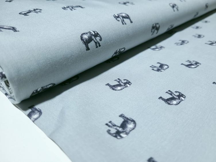 Viscose Elefant grau - 1