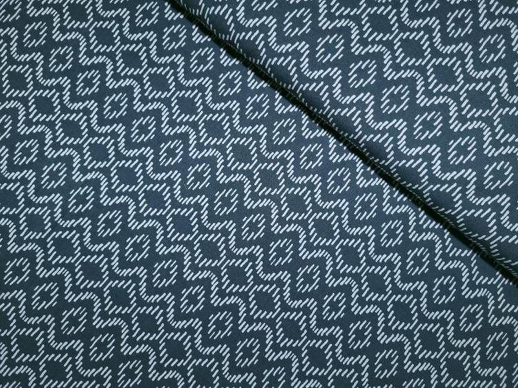 Viscose Muster rund gestreift 50cm