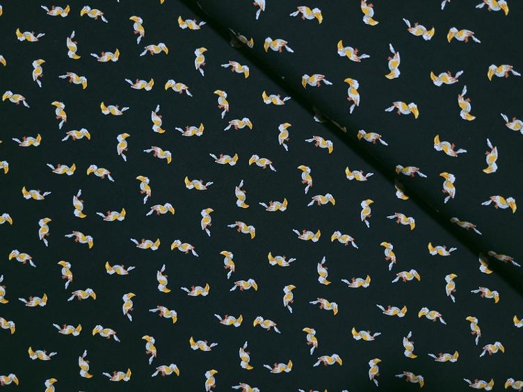 Viscose Papagei 145 x 130 cm