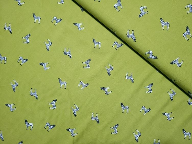 Viscose Zebra grün