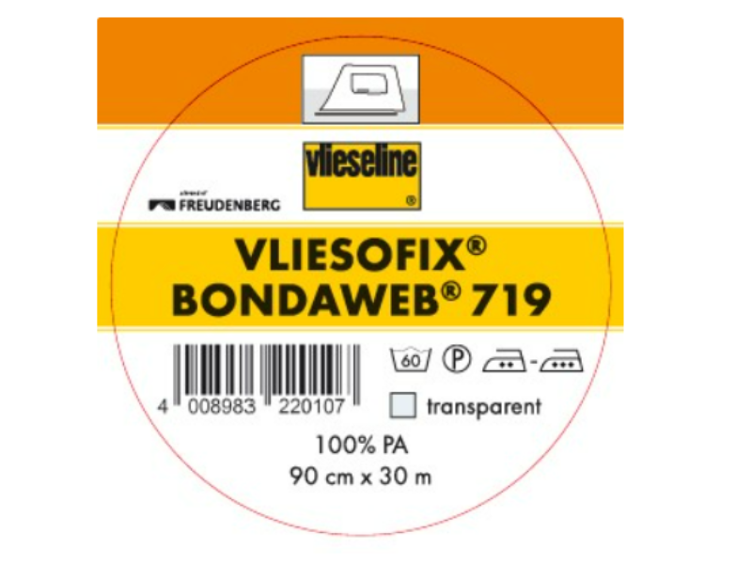 Vlieseline Vliesofix Bondaweb transparent