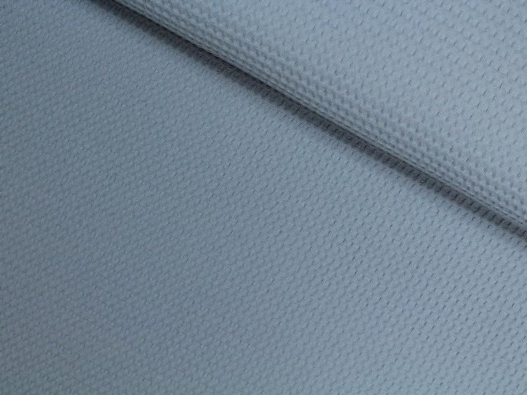 Waffel Piquet dusty blue
