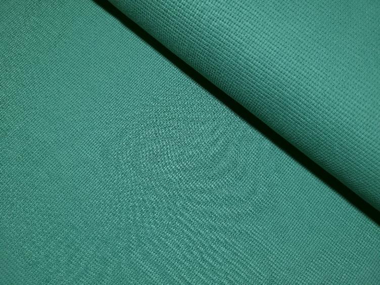 Waffeljersey Clarissa smaragd 60 cm