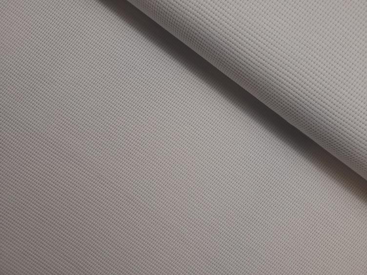 Waffeljersey hellgrau 60 x 150 cm