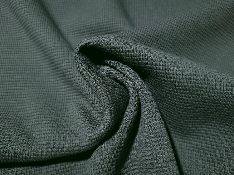 Waffeljersey schlamm uni 20 cm
