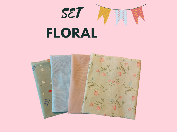 Wimpel - Set Floral