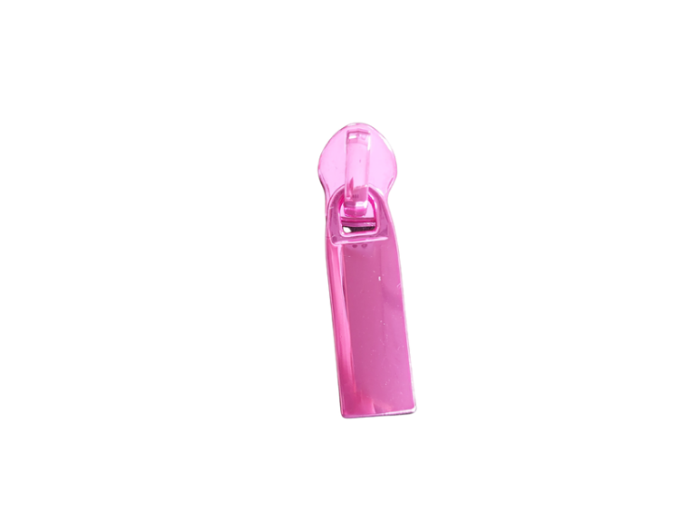 Zipper zu Endlosreissverschluss pink glänzend